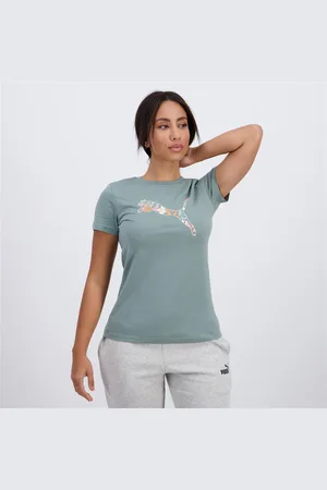 PUMA Floral - - T-shirt Mulher