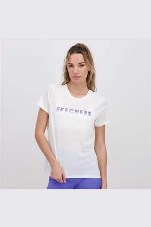 Skechers T-shirt - - T-shirt Ginásio Mulher