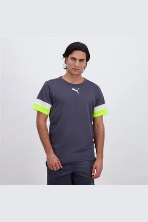 PUMA Individual Rise - Cinza - T-shirt Futebol Homem