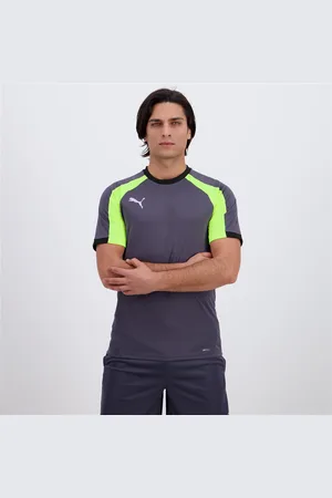 PUMA Individual Liga - Cinza - T-shirt Futebol Homem