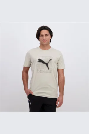 PUMA Tech - Bege - T-shirt Algodão Homem