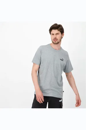 PUMA Small Logo - Cinza - T-shirt Homem