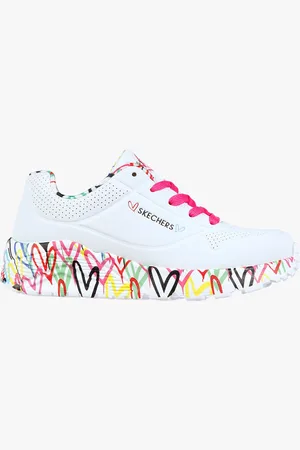 Skechers Uno Lite Lovely Luv - - Ténis Chunky Menina