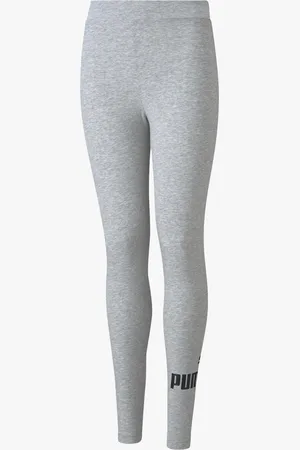 PUMA Leggings Essentials Logo - Cinza - Leggings Rapariga