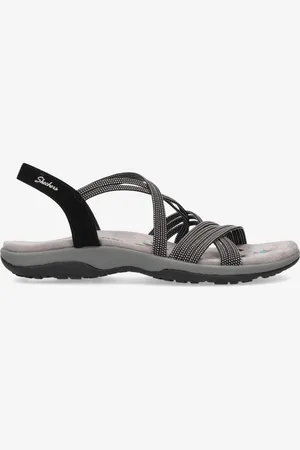 Skechers Reggae Slim Turn It Up - Branco - Sandálias Mulher