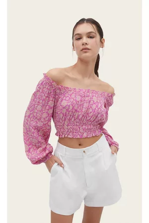Stradivarius Mulher Camisa Formal - Blusa De Crepe Com Elástico