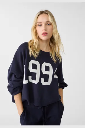 Stradivarius Camisola de malha com número L