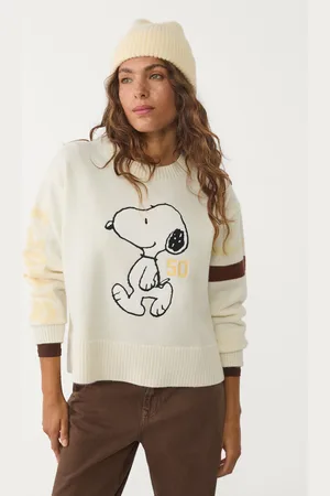 Stradivarius Camisola de malha Snoopy XL