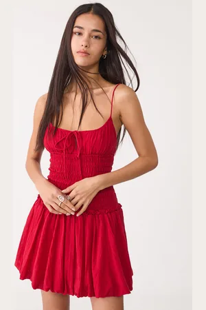 Stradivarius Vestido curto tipo balão XL