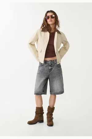 Stradivarius D95 Jorts bermuda denim 32