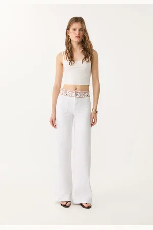 Stradivarius Jeans minimalistas bordados 34