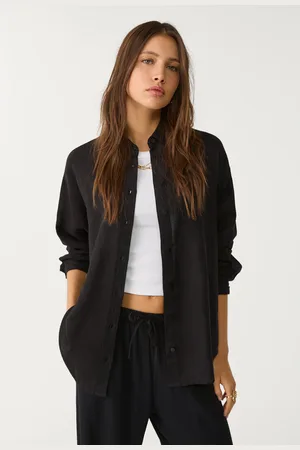 Stradivarius Camisa com linho XL