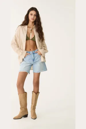 Stradivarius Camisa com linho M