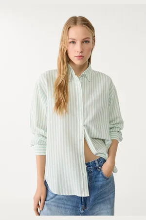Stradivarius Camisa com linho M