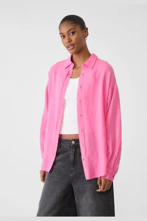 Stradivarius Camisa com linho XL