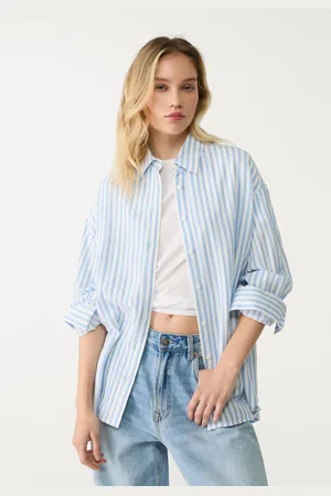 Stradivarius Camisa com linho XL
