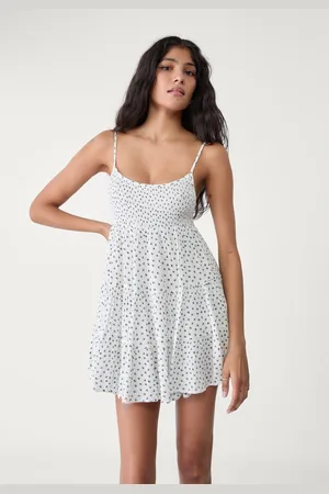 Stradivarius Vestido curto fluido L