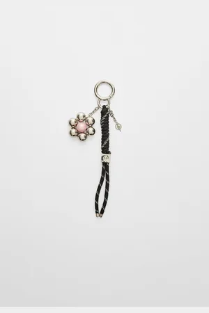 Stradivarius Porta-chaves com charm de flor OS