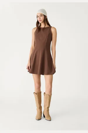 Stradivarius Vestido curto fluído M