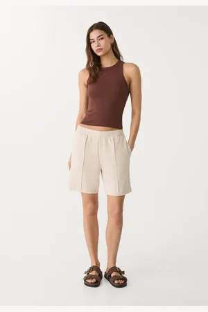 Stradivarius Bermudas de toque suave M
