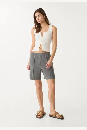 Stradivarius Bermudas de toque suave S