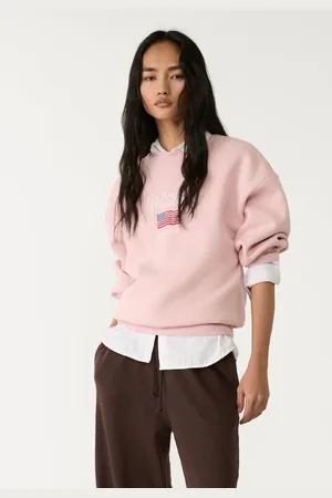 Stradivarius Sweatshirt com bordado de bandeira S