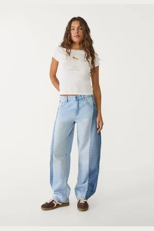 Stradivarius Jeans barrel balloon fit contraste 40