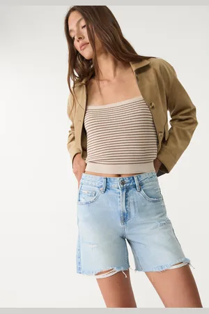 Stradivarius D93 Short denim longline 42