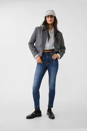 Stradivarius D07 Jeans skinny regular waist 34