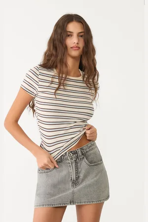 Stradivarius D62 Saia calças denim 36
