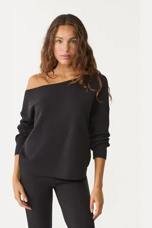 Stradivarius Sweatshirt de ombro descoberto de tato suave M