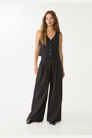 Stradivarius Calças super wide ajustáveis 38