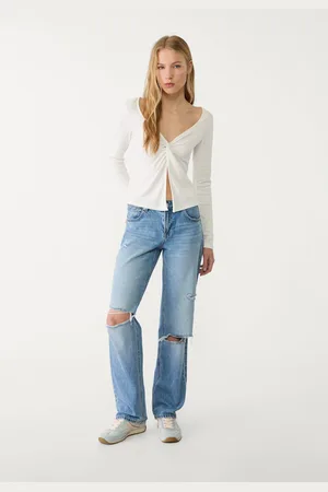 Stradivarius D03 Jeans straight low 44