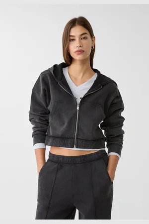 Stradivarius Sweatshirt com capuz e bolsos S