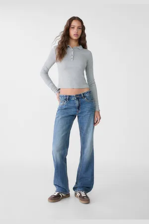 Stradivarius Jeans straight low waist 40