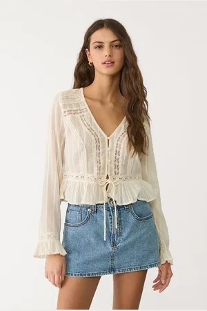 Stradivarius D62 Saia calças denim 36