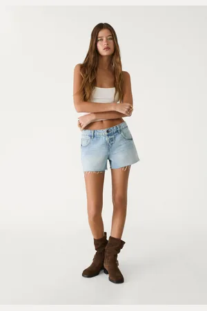 Stradivarius Calções mini denim 36