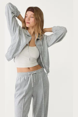 Stradivarius Sweatshirt com capuz de veludo M