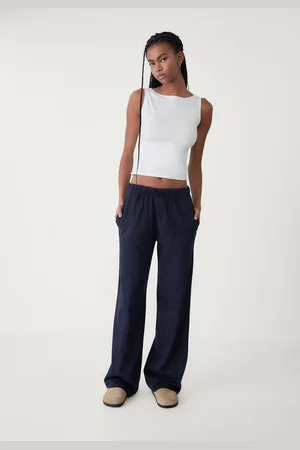 Stradivarius Calças jogger cordão M