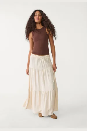Stradivarius Saia midi boho M