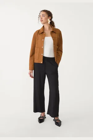 Stradivarius Calças culotte rústicas XS