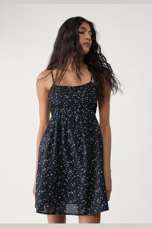 Stradivarius Vestido fluido curto com franzido XS