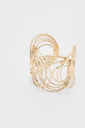 Stradivarius Pulseira rígida com ondas OS