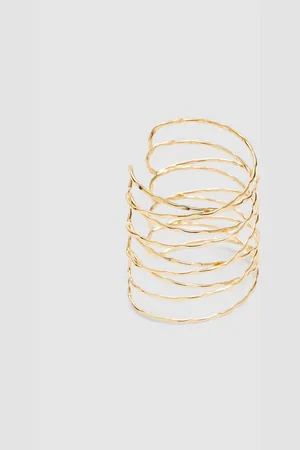 Stradivarius Pulseira rígida circular entrecruzada OS