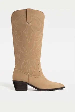 Stradivarius Botas cowboy em croute 37