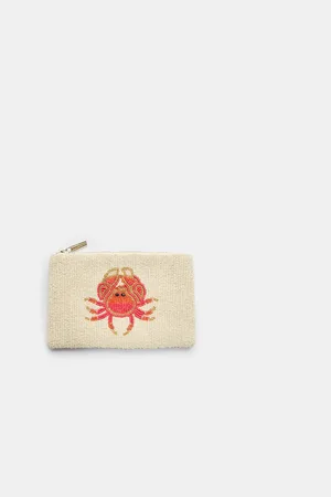 Stradivarius Porta-moedas com fecho de correr e efeito de waffle OS
