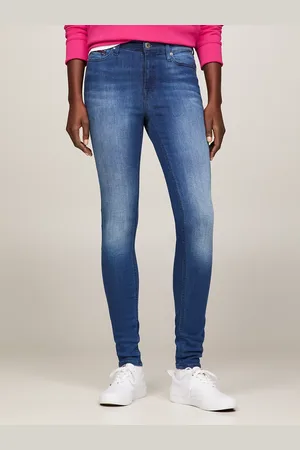 Tommy Hilfiger Nora Mid Rise Skinny Faded Jeans