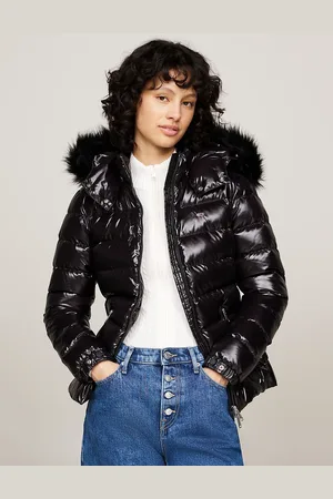 Tommy Hilfiger Faux Fur Hood Down Puffer Jacket