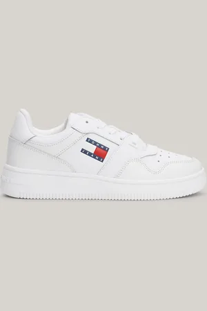 Tommy Hilfiger Retro Leather Basketball Trainers