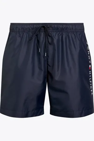 Tommy Hilfiger Plus Original Drawstring Mid Length Swim Shorts
